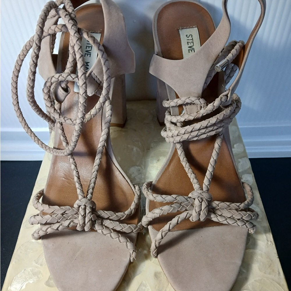 Steve Madden Women's Tan Braided Sandals